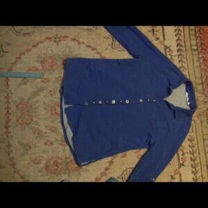 Soft Surroundings Button up shirt  with Metal buttons XL